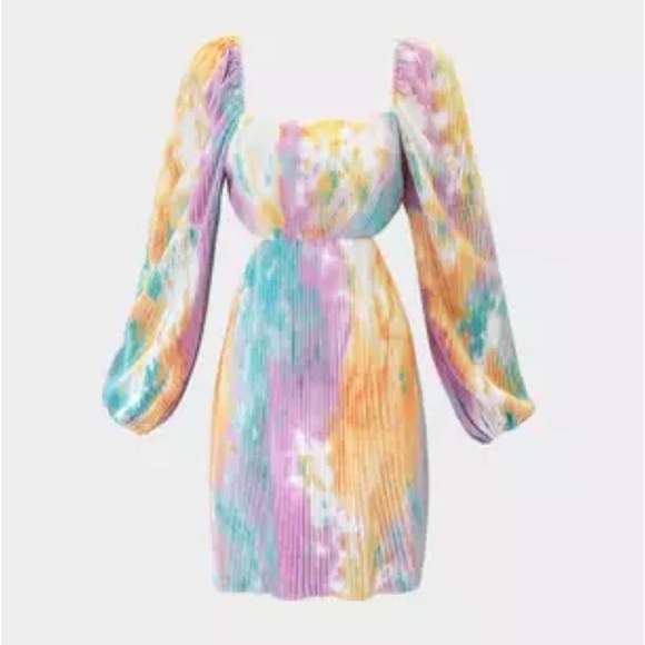 Pomelo Open Back Dress- Purple- NWT - Picture 4 of 7